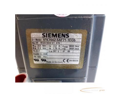 Siemens 1FK7042-5AF71-1EG5 Synchronservomotor SN:YFR123002201015 - Bild 4