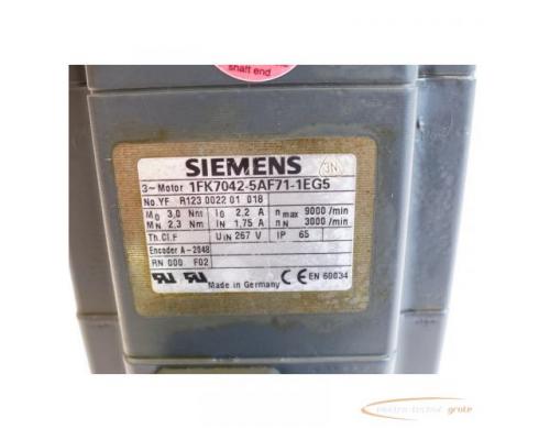 Siemens 1FK7042-5AF71-1EG5 Synchronservomotor SN:YFR123002201018 - Bild 4