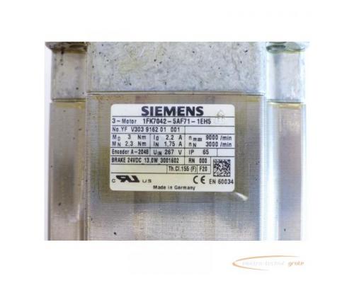 Siemens 1FK7042-5AF71-1EH5 Synchronservomotor SN:YFV303916201001 - Bild 4