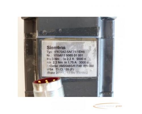 Siemens 1FK7042-5AF71-1EH5 Synchronservomotor SN:YFW611956501001 - Bild 4