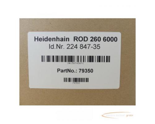 Heidenhain ROD 260 6000 Id.Nr. 224 847 35 SN:3614061C - ungebraucht! - - Bild 2