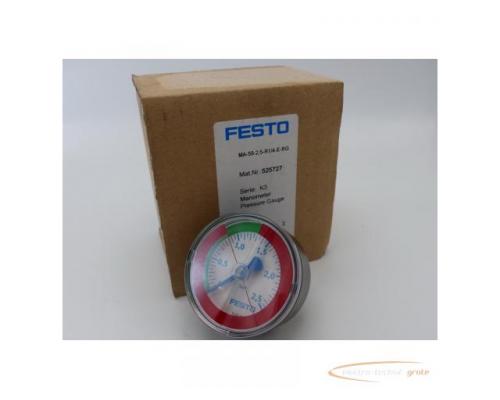 Festo MA-50-2.5-R1/4-E-RG Manometer 525727 > ungebraucht! - Bild 1