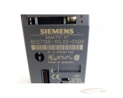 Siemens 6ES7138-1XL00-0XB0 Anschaltung E Stand 6 SN:C-R1E97767 - Bild 4