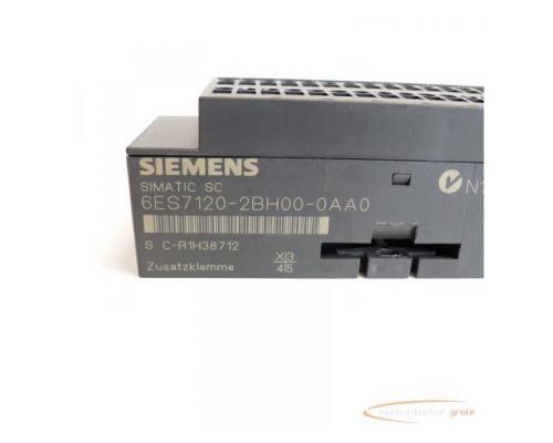 Siemens 6ES7120-2BH00-0AA0 Zusatzklemme E Stand 2 SN:C-R1H38712 - Bild 4