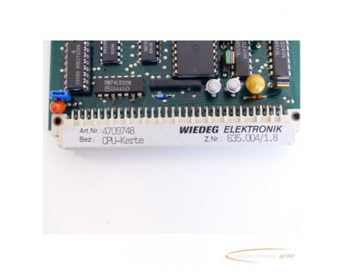 Wiedeg Elektronik 4709748 Z.Nr. 635.004/1.8 SN:22HRB.2.1 - ungebraucht! - - Bild 5