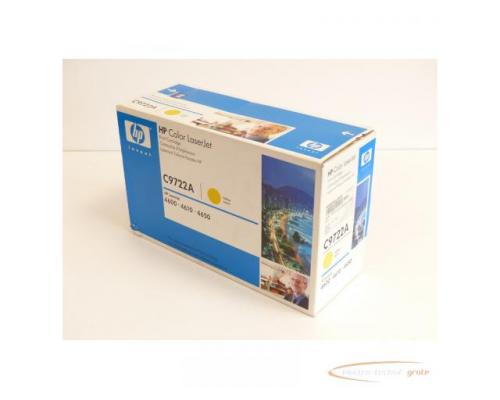 Hewlett Packard C9722A Druckerpatrone Gelb - ungebraucht! - - Bild 1