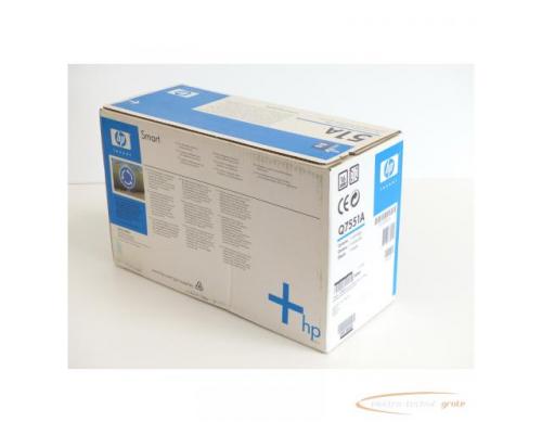 Hewlett Packard Q7551A Druckerpatrone Schwarz - ungebraucht! - - Bild 2