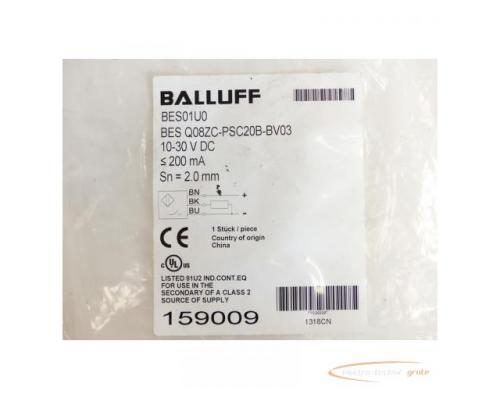 Balluff BES01U0 / BES Q08ZC-PSC20B-BV03 Induktiver Sensor - ungebraucht! - - Bild 3