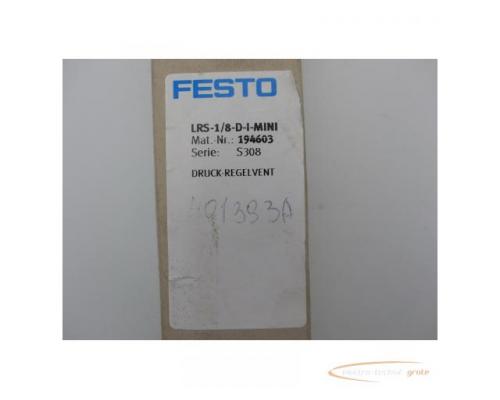 Festo LRS-1/8-D-I-MINI Druck-Regelventil 194603 > ungebraucht! - Bild 2