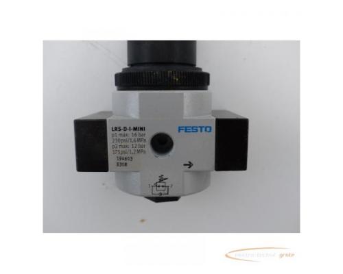 Festo LRS-1/8-D-I-MINI Druck-Regelventil 194603 > ungebraucht! - Bild 3