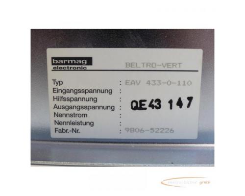 Barmag EAV 433-0-110 BELTRO-VERT SN:9806-52226 - ungebraucht! - - Bild 3