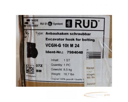 RUD VCGH-G 10t M 24 Anbauhaken schraubbar Id.Nr. 7984048 - ungebraucht! - - Bild 4