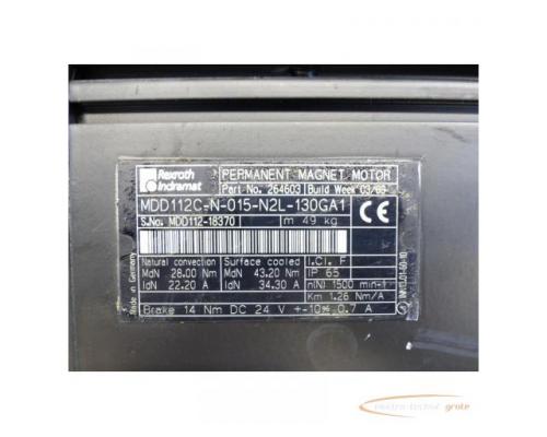 Rexroth Indramat MDD112C-N-015-N2L-130GA1 SN:MDD112-18370 - ungebraucht! - - Bild 4