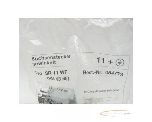 Euchner SR 11 WF DIN 43651 Buchsenstecker gewinkelt > ungebraucht! - Bild 3