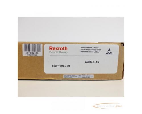 Rexroth VAM05.1-NN MNR: R911170986 - 102 SN:006183246 - ungebraucht! - - Bild 5