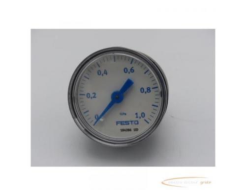 Festo MA-40-1,0-G1/4-MPA Manometer 184286 > ungebraucht! - Bild 2