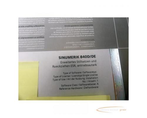 Siemens 6FC5250-0AE01-0AA0 Softwarelinenz > ungebraucht! - Bild 3