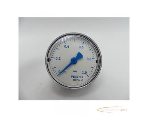 Festo MA-50-1-G1/4-MPA Mat.Nr. 192734 Serie: V3 Manometer > ungebraucht! - Bild 2