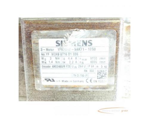 Siemens 1FK7042-5AK71-1EG0 Synchronservomotor SN:YFW249871601006 - Bild 4