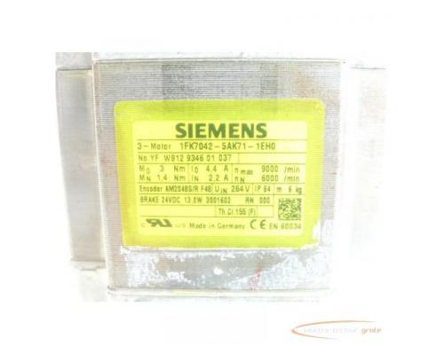 Siemens 1FK7042-5AK71-1EH0 Synchronservomotor SN:YFW912934601037 - Bild 4