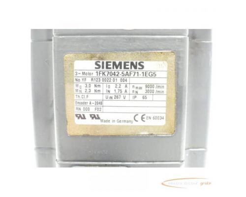 Siemens 1FK7042-5AF71-1EG5 Synchronservomotor SN:YFR123002201004 - Bild 4