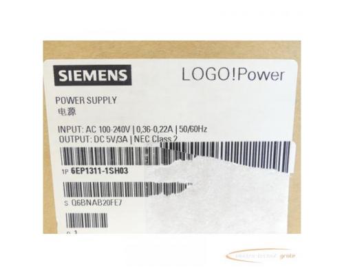 Siemens 6EP1311-1SH03 Power Supply LOGO!Power - ungebraucht! - - Bild 2