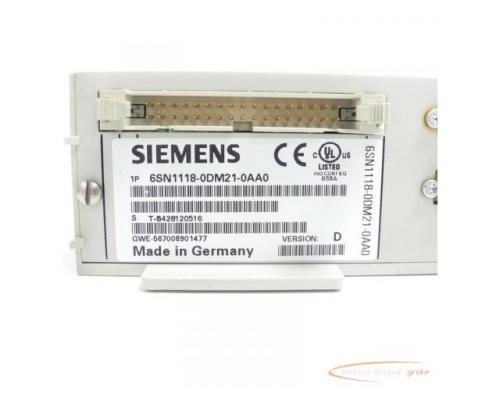 Siemens 6SN1118-0DM21-0AA0 Regelungseinschub Version D SN:T-B428120516 - Bild 4