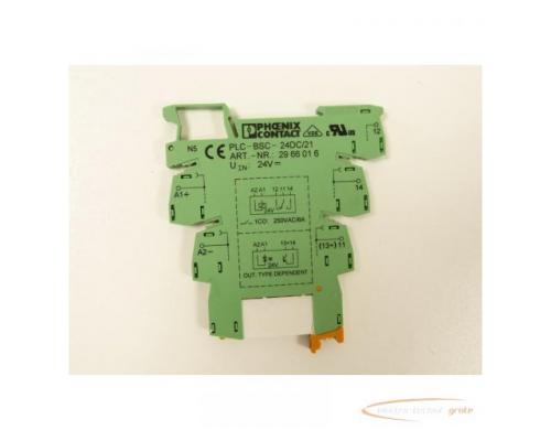 Phoenix Contact PLC-BSC-24DC/21 Grundklemme 29 66 01 6 mit V23092-A1024-A301 - Bild 1