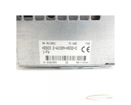 Rexroth HDS03.2-W100N - HS32-01-FW MNR: R911190012 SN:291389-09879 - gen.-üb! - - Bild 6