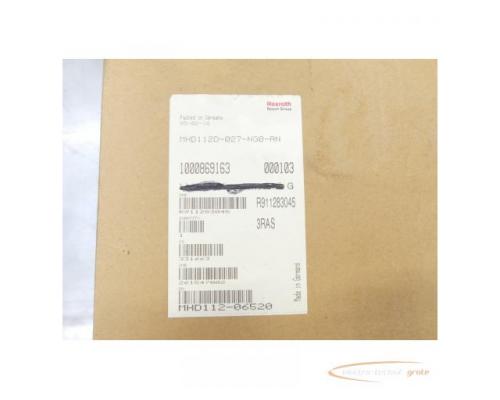 Rexroth MHD112D-027-NG0-AN MNR: R911283045 SN:MHD112-06520 - ungebr.! - - Bild 6