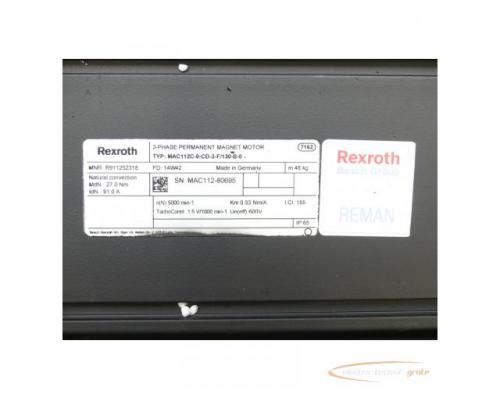 Rexroth MAC112C-0-CD-3-F/130-B-0 MNR: R911252318 SN:MAC112-80695 - gen.-üb! - - Bild 5