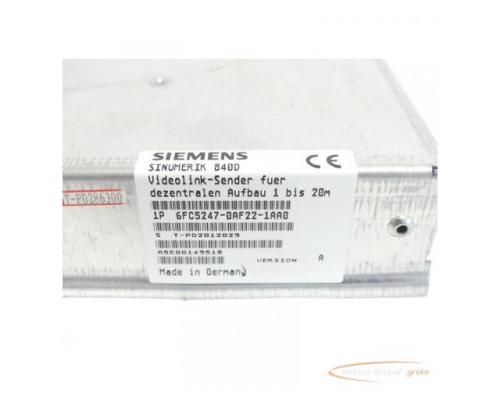 Siemens 6FC5247-0AF22-1AA0 Videolink-Sender Version A SN:T-PD2012029 - Bild 6