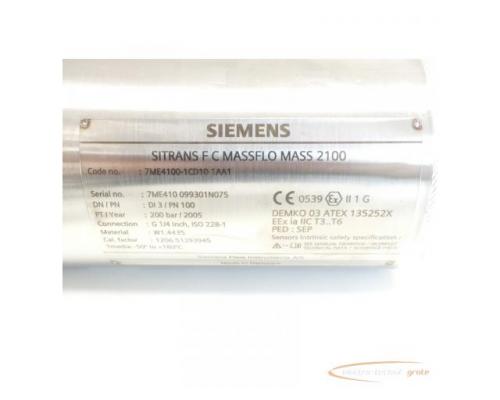 Siemens 7ME4100-1CD10-1AA1 SITRANS FC MASSFLO MASS 2100 SN:7ME410099301N075 - Bild 4