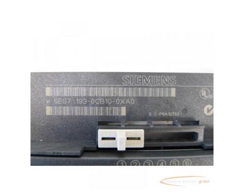 Siemens 6ES7193-0CB10-0XA0 Terminalblock S C-P6A12753 - Bild 2