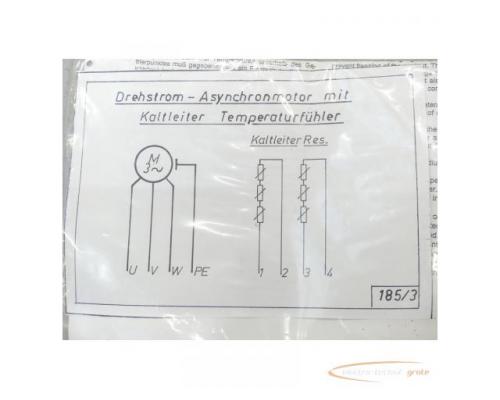 Franz Kessler DM 100 / 2 LX Drehstrom-Asynchronmotor SN:190072 - ungebraucht! - - Bild 3