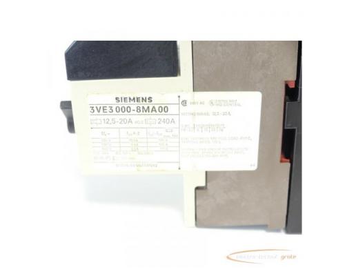 Siemens 3VE3000-8MA00 Schütz + 3VE9301-1AA00 Hilfsstromschalter + 3VE907-5AA00 - Bild 2