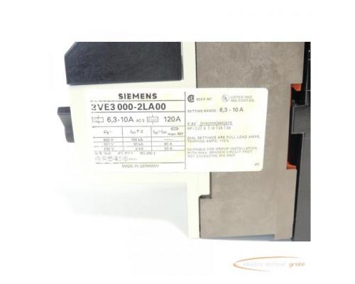 Siemens 3VE3000-2LA00 Schütz 6,3 - 10A 120A + 3VE9307-5AA00 Steckverbinder - Bild 2