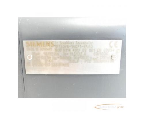 Siemens 1FT5076-1AC71-4AA0 AC-VSA-Servomotor SN:YFN114401703001 - Bild 4