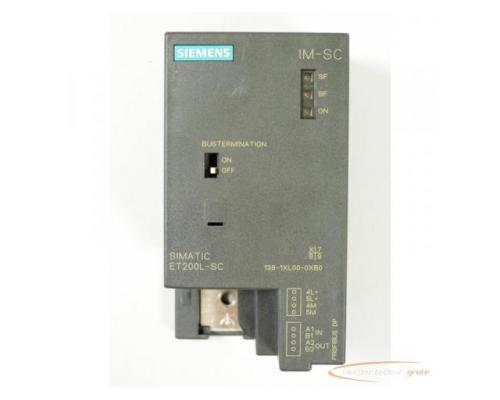 Siemens 6ES7138-1XL00-0XB0 Anschaltung E Stand 6 S C-R1E97786 - Bild 1