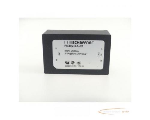 Schaffner FN402-2.5-02 Spannungsversorgungsleitungsfilter - ungebraucht! - - Bild 2