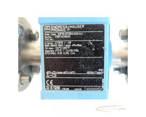 Endress + Hauser PROMAG P 53P25-EF0B1AA0AAAJ SN:710FA519000 - Bild 4