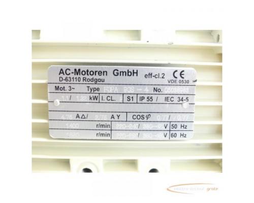 Rexroth PGF1-21 T1,7RA01VP1 MNR: R900932132 SN:58608 + AC Motoren F0PA 90S-4 - Bild 5