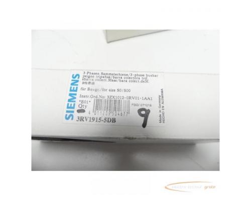 Siemens 3RV1915-5DB 3 Phasen-Sammelschiene VPE 9 Stck. > ungebraucht! - Bild 3