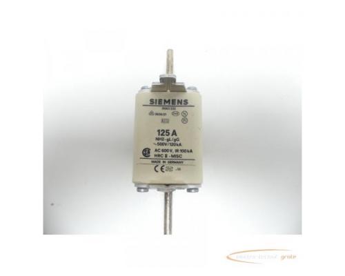 Siemens 3NA3 232 Sicherungs-Einsatz NH2 125A - Bild 2