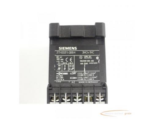 Siemens 3TH2031-0BB4 Hilfschütz 3NO+1NC + 3TX4490-3G Gleichrichter - Bild 2