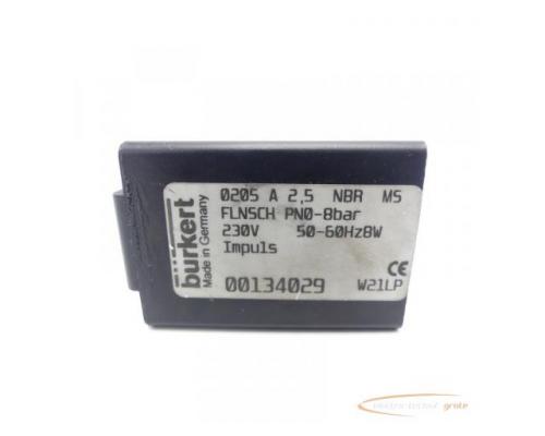 bürkert 0205 A 2,5 NBR MS FLNSCH PN0-8bar / 00134029 Magnetventil - Bild 3