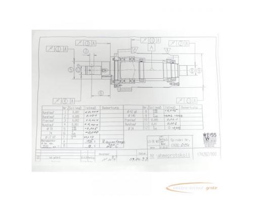 WEISS 174282-014 Spindel - ungebraucht! - - Bild 6