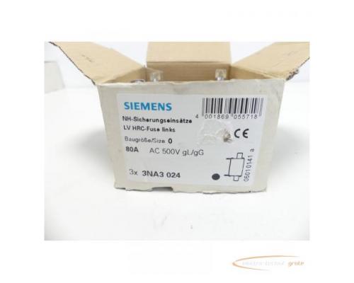 Siemens 3NA3 024 NH-Sicherungseinsätze 80A VPE= 2 Stck. > ungebraucht! - Bild 3