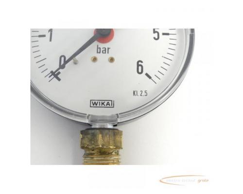 Wika Kl.2.5 Manometer 0 - 6 bar EN 837 - 1 - Bild 2