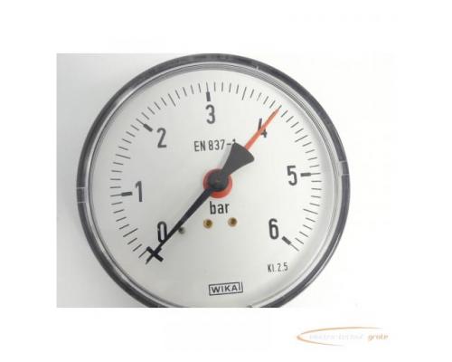 Wika Kl.2.5 Manometer 0 - 6 bar EN 837 - 1 - Bild 3